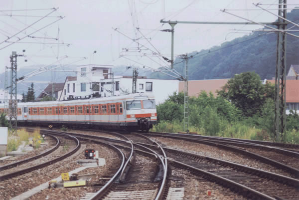 Bahnhof Herrenberg im Juli 1999